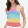 In Control Clothing Sunshine Rainbow Knit Top