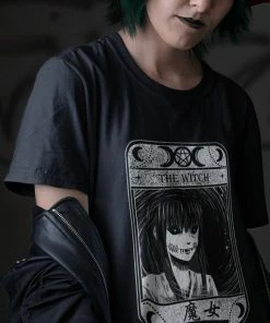In Control Clothing Alternative The Witch Manga Tarot Card T-Shirt