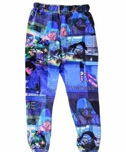 In Control Clothing Vaporwave Glitch Anime Joggers Bestsellers