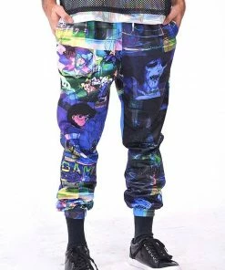 In Control Clothing Vaporwave Glitch Anime Joggers Bestsellers