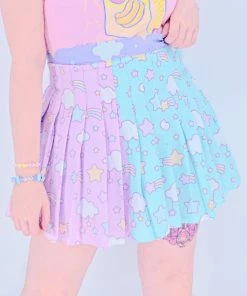 In Control Clothing Wish Upon A Star Pleated Skirt