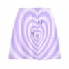 In Control Clothing Y2k Heart Mini Skirt Skirts