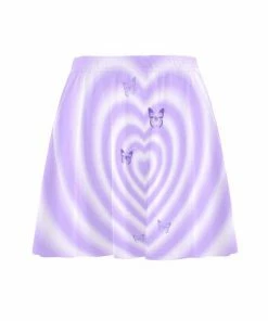 In Control Clothing Y2k Heart Mini Skirt Skirts